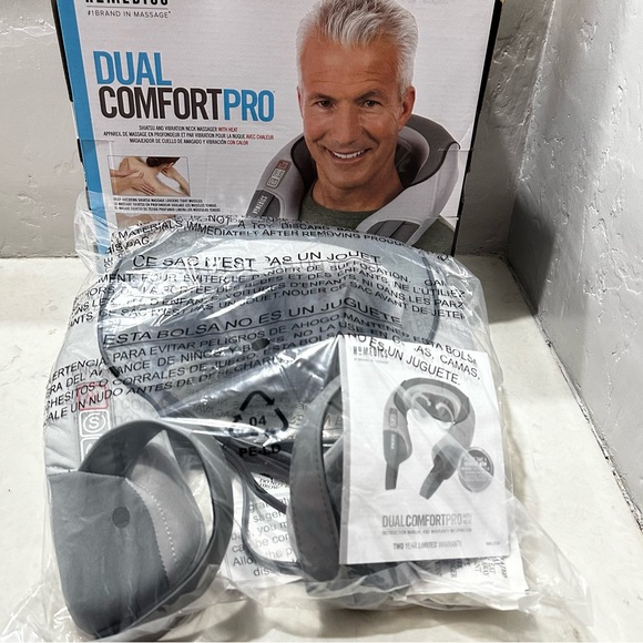 HoMedics Neck Massager DUAL COMFORT PRO Shiatsu and Vibration with Heat - Picture 1 of 16